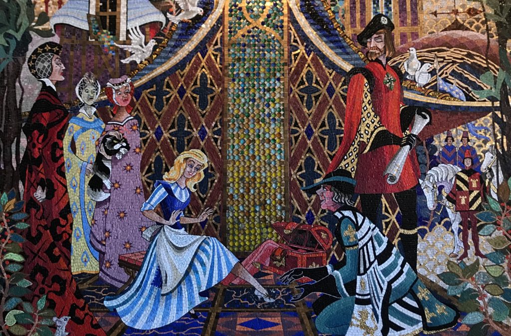 Cinderella Storyboard one of Magic Kingdom hidden secrets